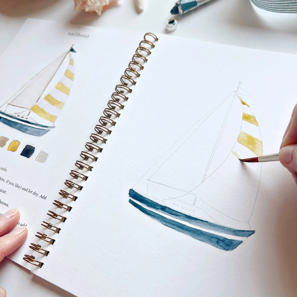 Emily Lex Studio - Seaside Watercolor Workbook