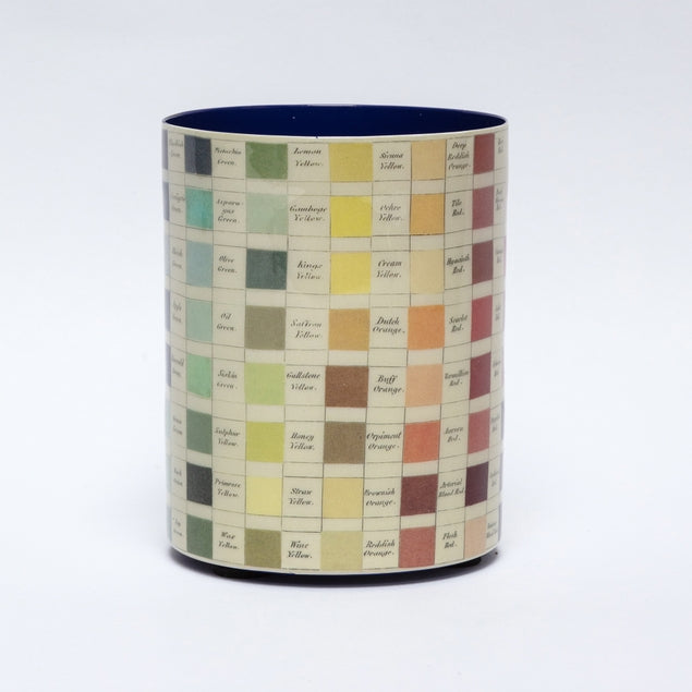 Bote para bolígrafos de esmalte: nomenclatura de colores de Werner