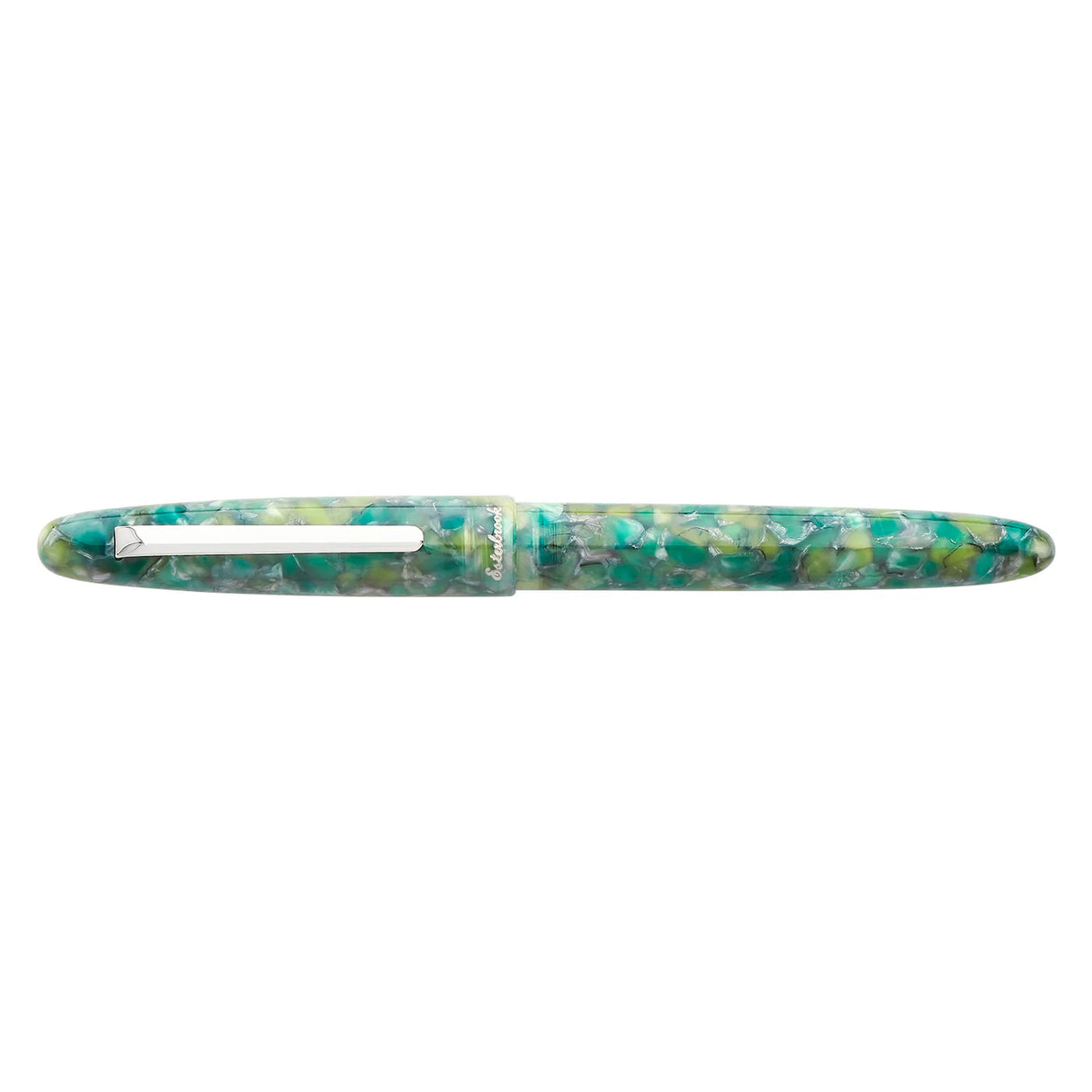 The Estie Sea Glass is inspired by the calming hues of the ocean, offering a serene writing experience with every use. Its smooth design and cool tones make it a unique addition to any collection, perfect for those who seek both tranquility and elegance in their writing tools.
The Esterbrook Estie features a German-manufactured nib by Jowo, known for its reliability and smooth performance. Each nib is carefully inspected by hand and marked with our logo and size indication for easy identification.
One of