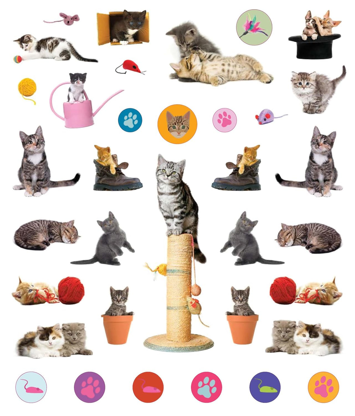 Eyelike Stickers: Kittens Sticker Book