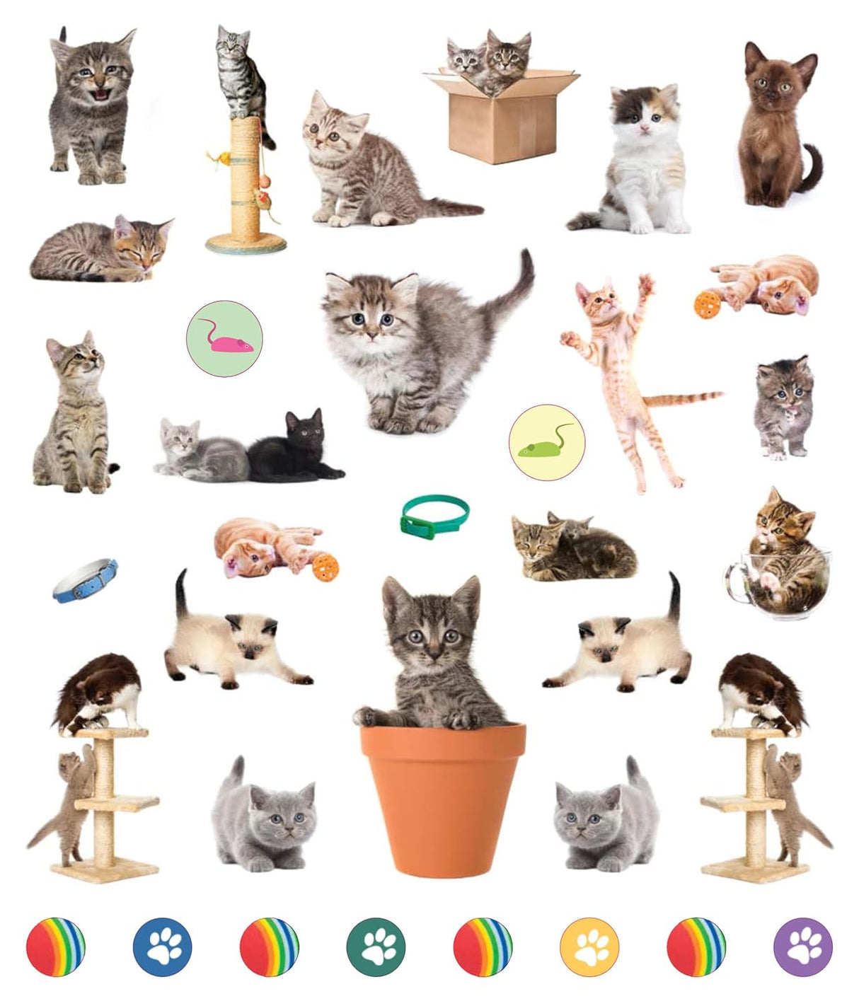 Eyelike Stickers: Kittens Sticker Book