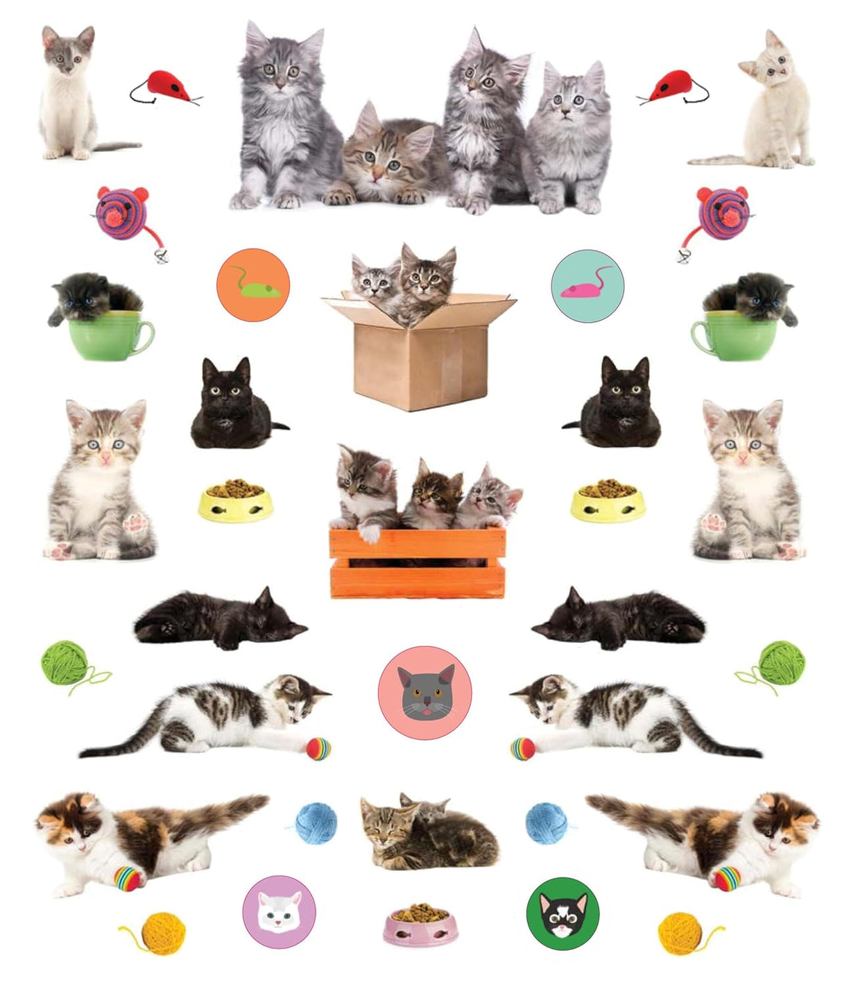 Eyelike Stickers: Kittens Sticker Book