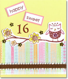 Sello de búho bebé