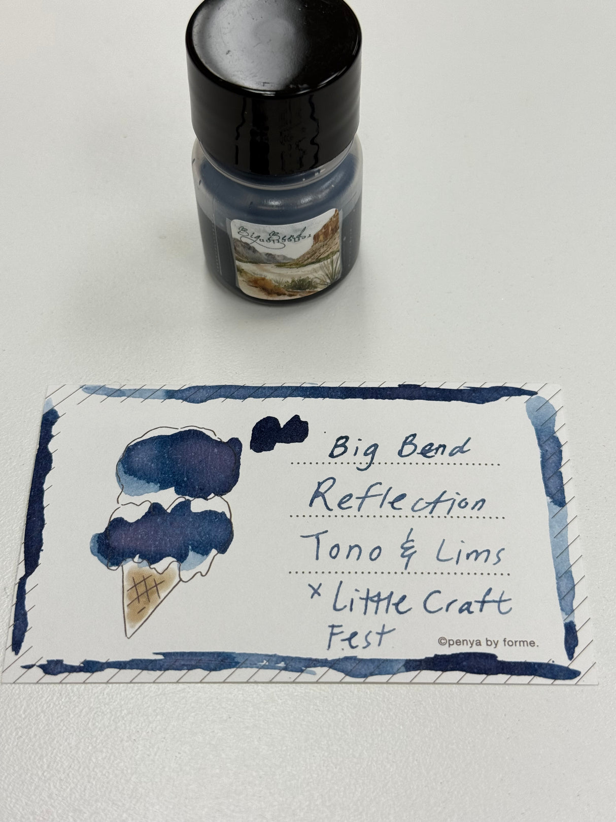 Little Craft Fest X TONO & LIMS Exclusive Ink - Big Bend Reflection
