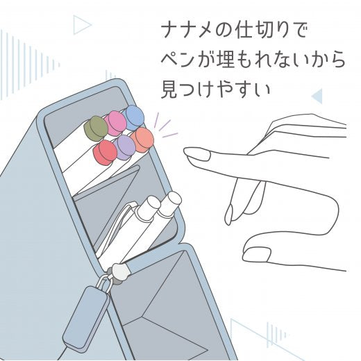 Kakusta Portable Pen Stand Sheer - White