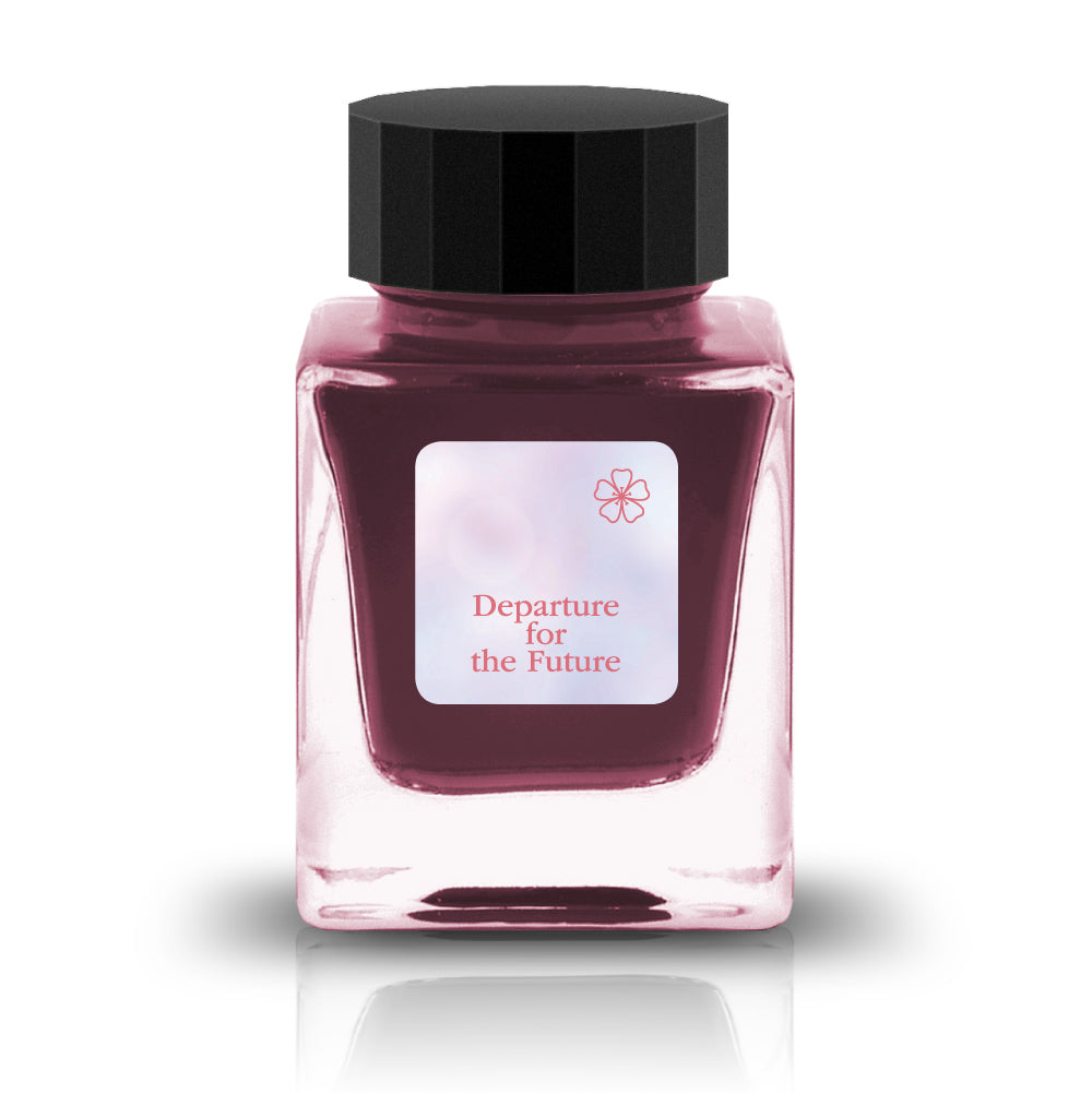 Departure for the Future Ink
The Flower Memories Collection is inspired by the beauty of flowers. Some of the inks include shimmer to represent falling petals.
RGB: 225, 181, 203
Pink
30ml