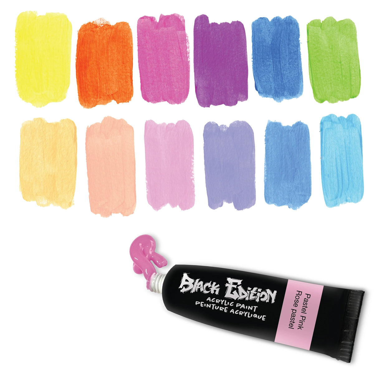 Faber-Castell Black Edition Acrylic Liquid Paint Tubes - Neon
Acrylic paint set with 12 tubes of paint, each 03. fl oz (9ml) in size.