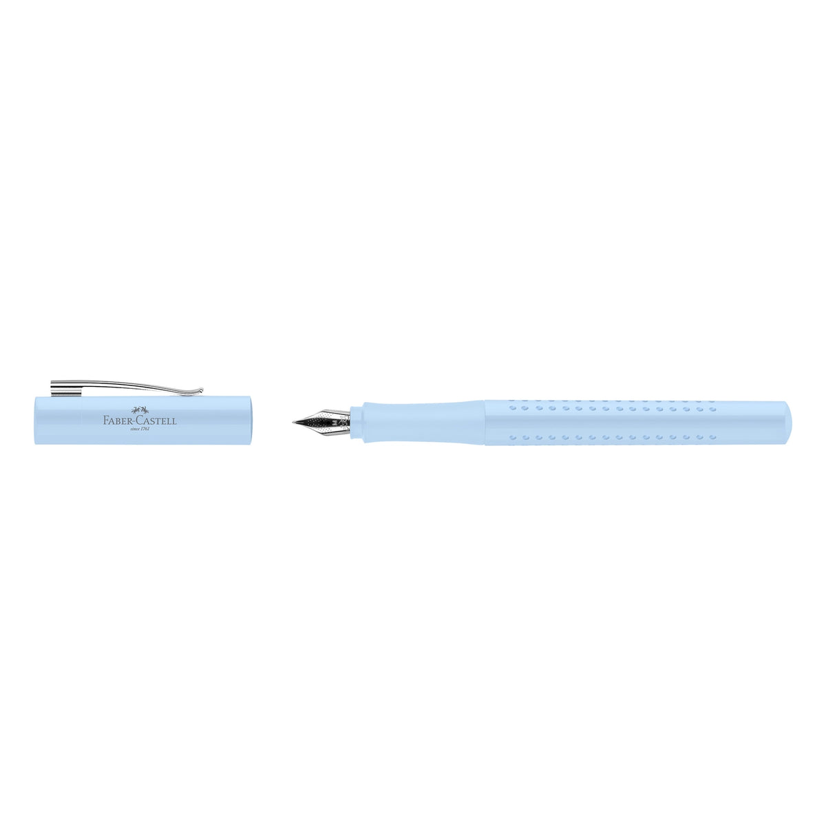 Faber-Castell Grip 2010 Fountain & Ballpoint Pen Gift Set - Sky Blue