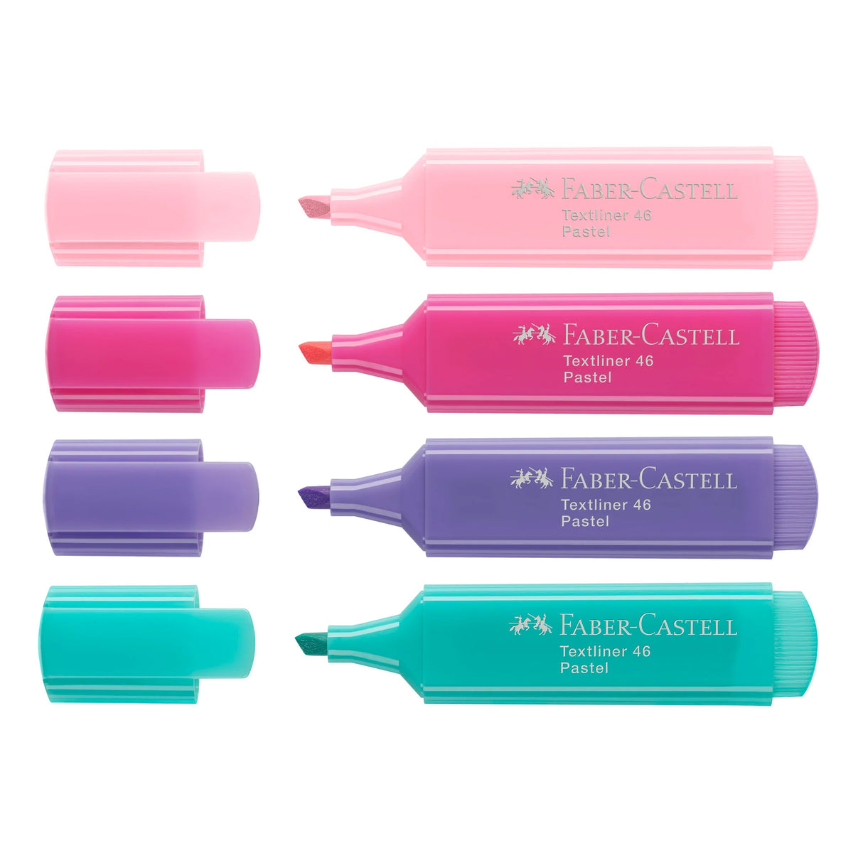 Highlight Your Ideas with Eco-Friendly Pastel Colors! Convenient 4-Pack for Creatives On-the-Go.
Discover the perfect blend of pastel color and sustainable design with our Textliner 46 Highlighters. Featuring bright pastel colors, these highlighters bring your notes to life with eye-catching pastels that stand out on any page.
Non-toxic and safe, our highlighters use water-based ink that ensures excellent marking results with even color laydown. Textliner 46 Highlighters are odorless, making them the pref