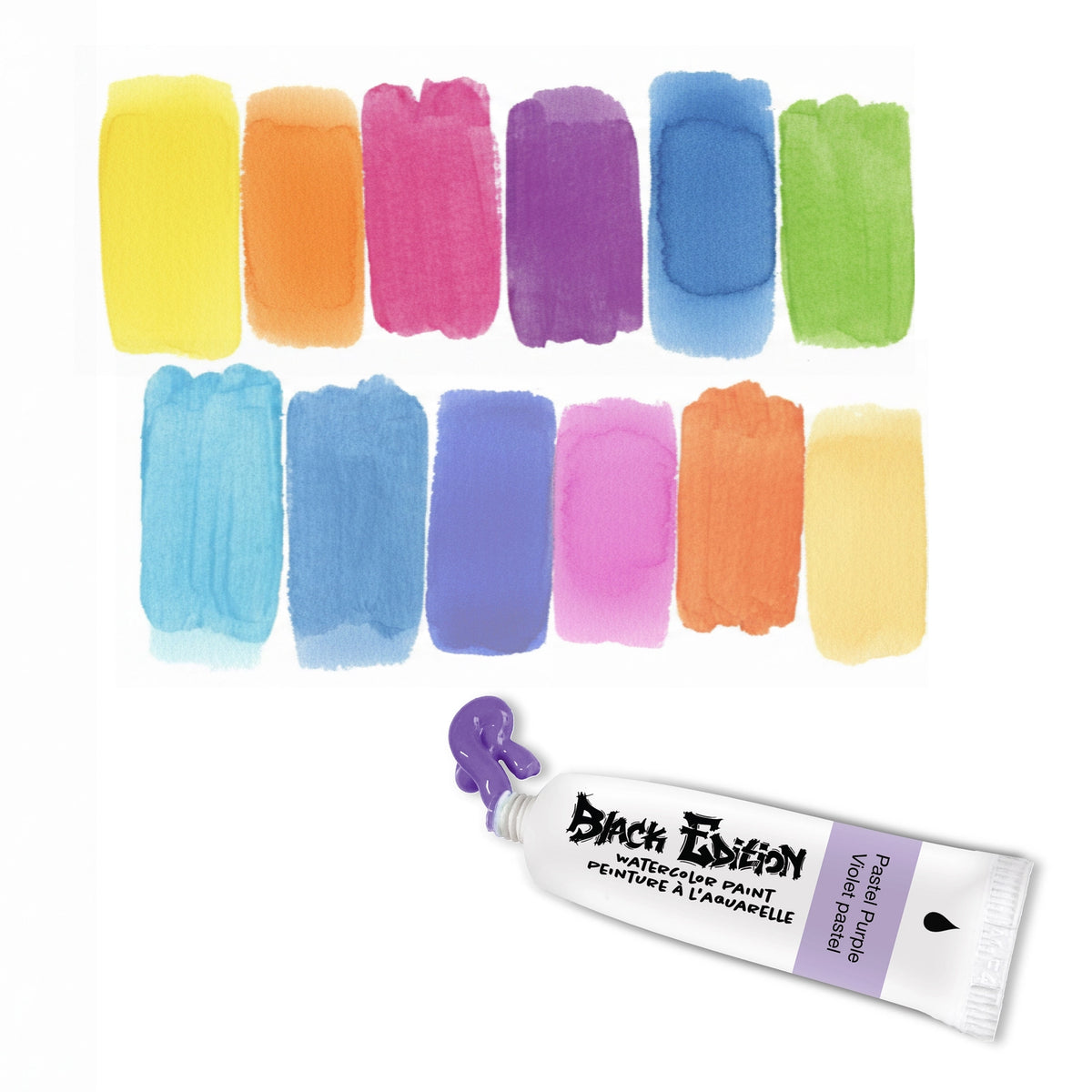Faber-Castell Black Edition Watercolor Liquid Paint Tubes - Neon
12 Count set of watercolor paint tubes, each 0.3 fl oz (9ml) in size for use on light colored papers.