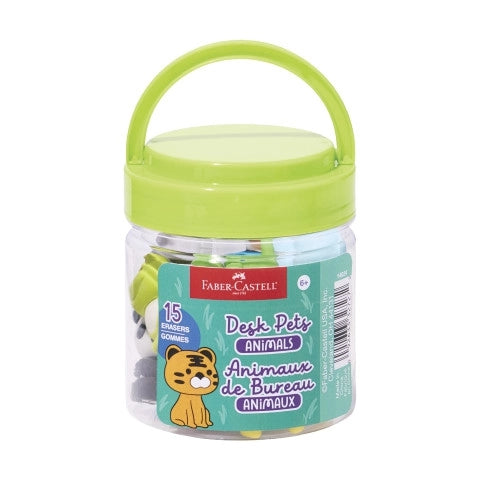 Faber-Castell Desk Pets Mini Erasers - Animals
Meet Desk Pets — adorable mini erasers that bring a little personality to every desk!