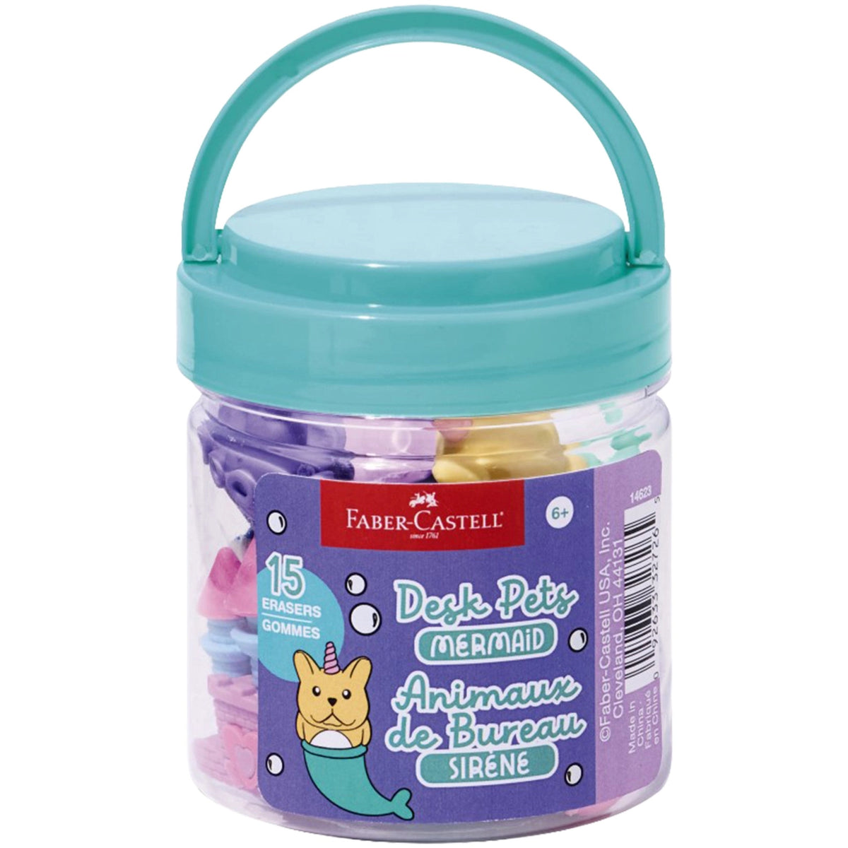 Faber-Castell Desk Pets Mini Erasers - Mermaid
Meet Desk Pets — adorable mini erasers that bring a little personality to every desk!
