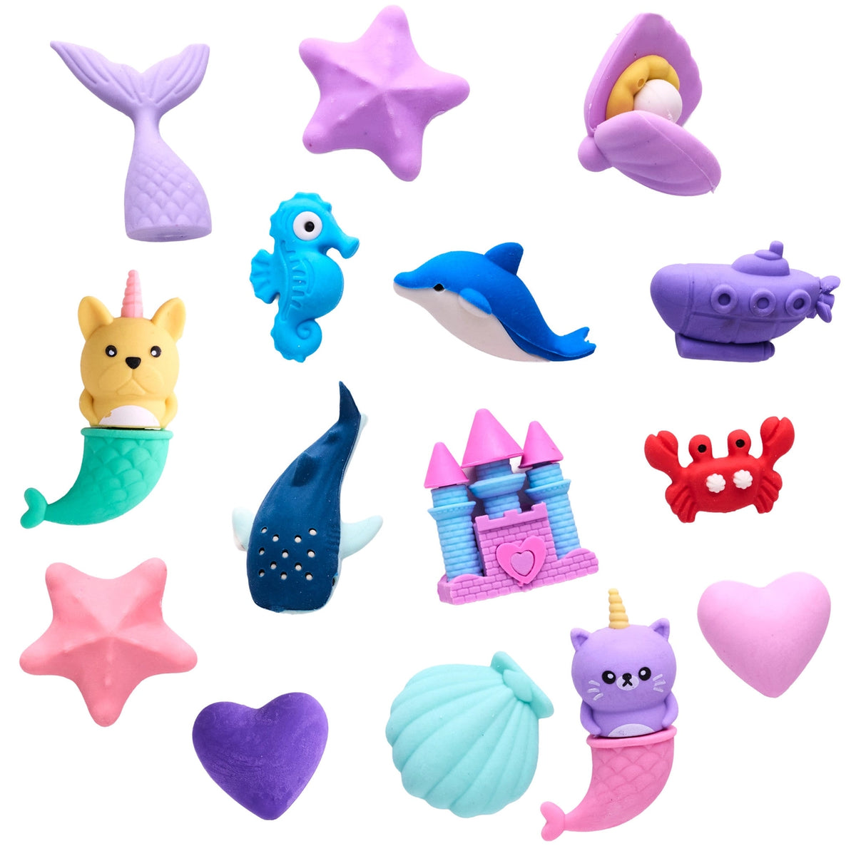Faber-Castell Desk Pets Mini Erasers - Mermaid
Meet Desk Pets — adorable mini erasers that bring a little personality to every desk!