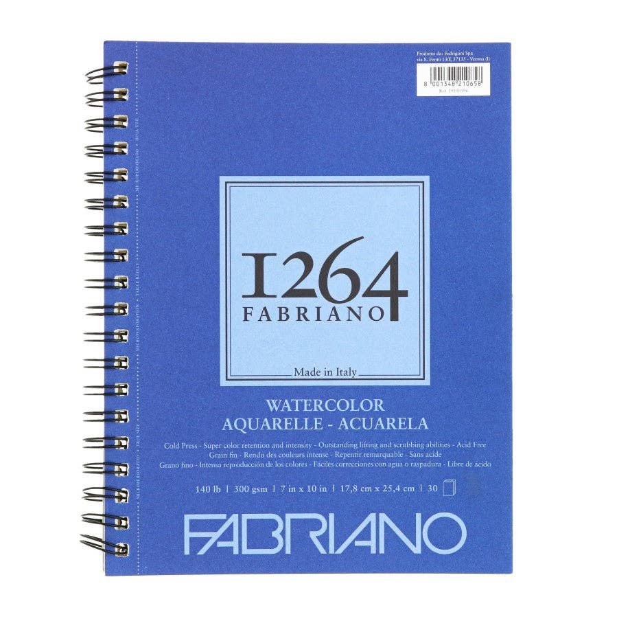 Fabriano 1246 Watercolor Pad - 7 x 10in
