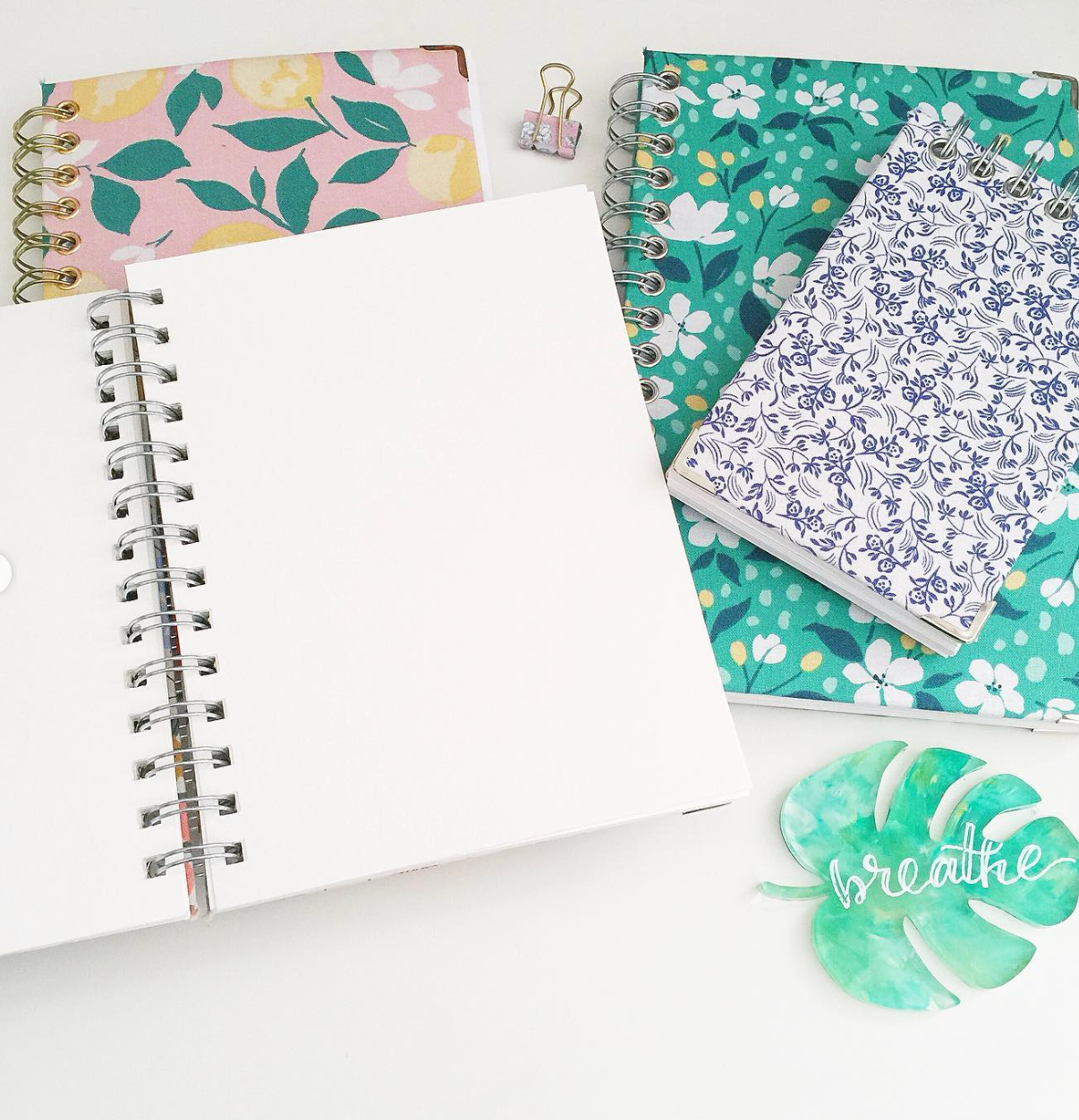 Fabric Coil-bound Journals with Dorkys Ramos