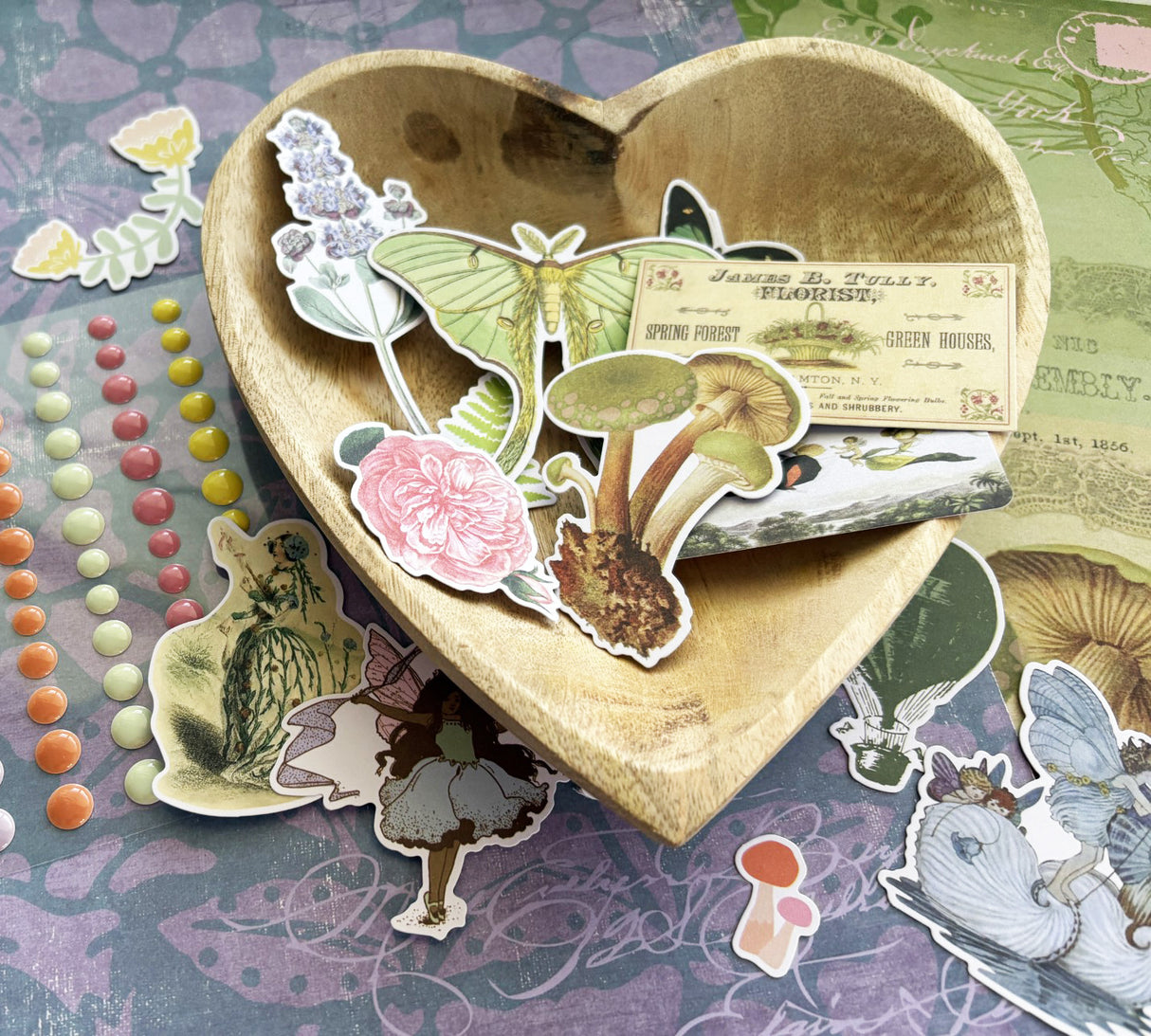 Fancy Pants Designs Fairy Garden Ephemera