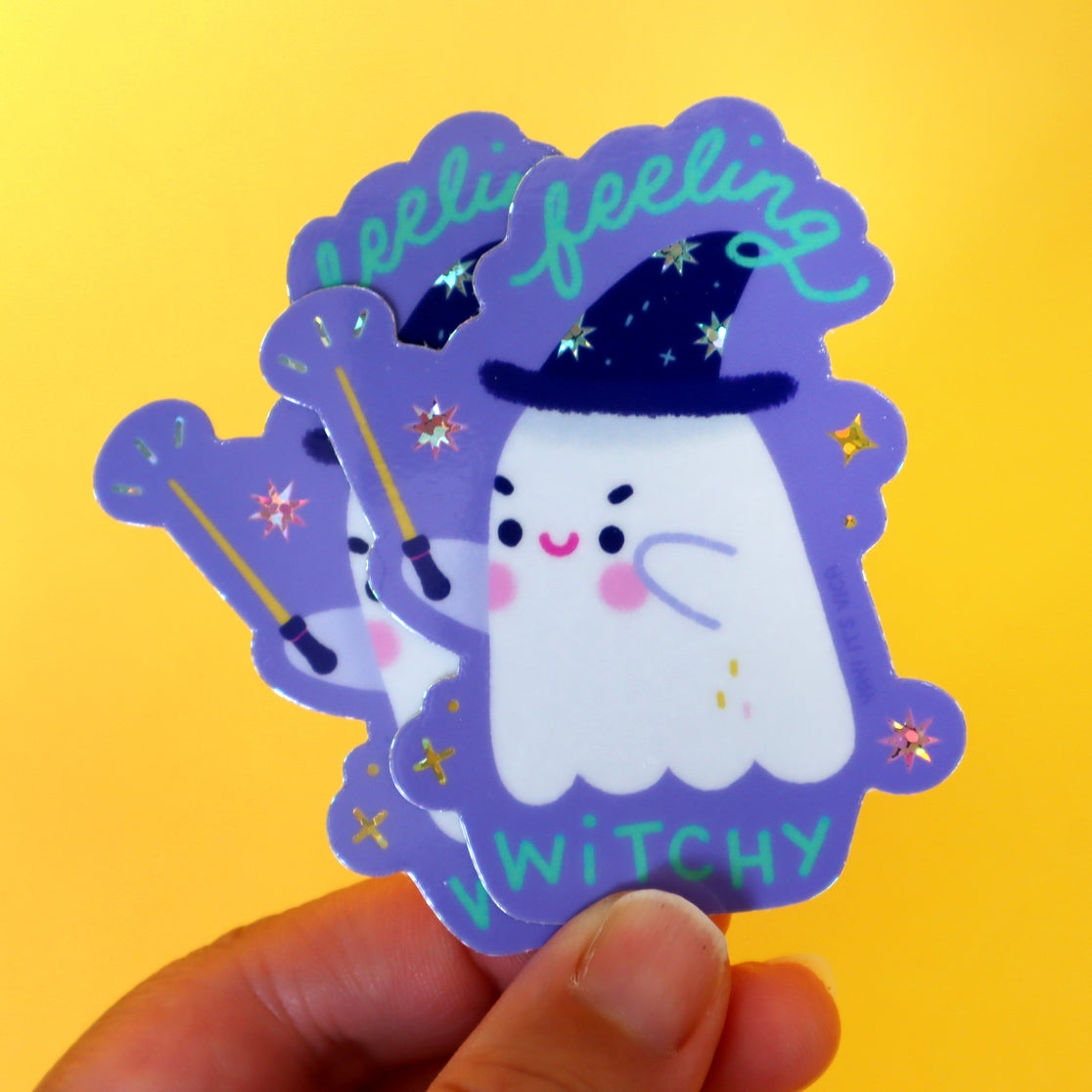Feeling Witchy Ghost Sticker