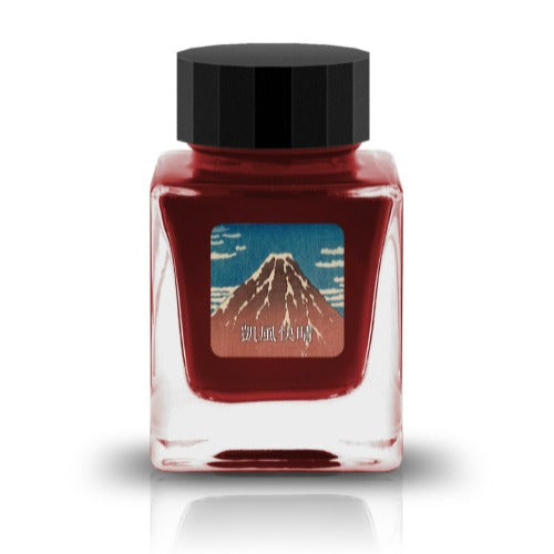 凱風快晴 (Fine Wind, Clear Morning) Ink
The Respect Collection pays homage to artistic masterpieces with inks that display the vibrant colors found in these artworks. These inks are also a part of the Crystal Line which has been produced specifically for glass pens.
RGB: 158, 46, 32
Red
30ml
Glass Pen Only