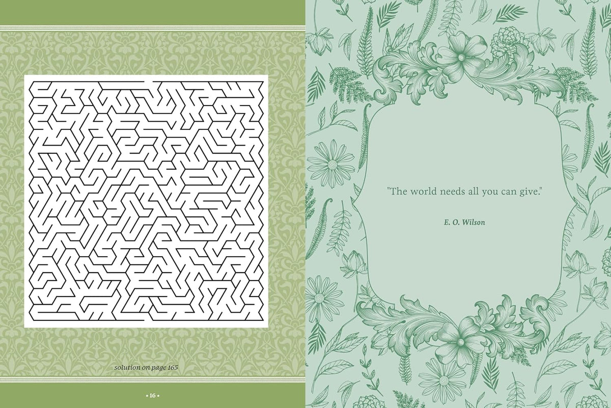 Celebrate the diversity of life on earth with 500+ stickers, 50+ activity and coloring pages, and instructions for candle making, drying bouquets, and so much more!
With Flora, Fauna, Botanicals, and Bees Sticker, Color & Activity Book, you can take a closer look at the things that are living all around you—that’s more than 2 million non-plant species (fauna) and nearly 400,000 plants (flora).
These numbers merely scratch the surface. Estimates vary, but that figure could actually be millions—if not billio