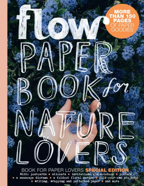 From the creators of Flow magazine, the Paper Book for Nature Lovers is a stationery enthusiast’s dream, brimming from cover to cover with beautiful paper and Flow’s signature goodies—all inspired by the natural world.
Nature is full of patterns, colors, and shapes. So, naturally, this Paper Book for Nature Lovers is too. A nice big book full of patterns and illustrations by talented artists including Lotte Dirks, Jennifer Orkin Lewis, and Deborah van der Schaaf. The contents range from stationery to