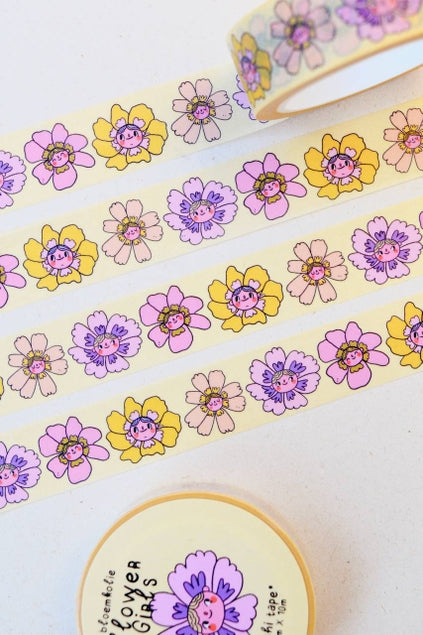 Flower Girls Washi Tape