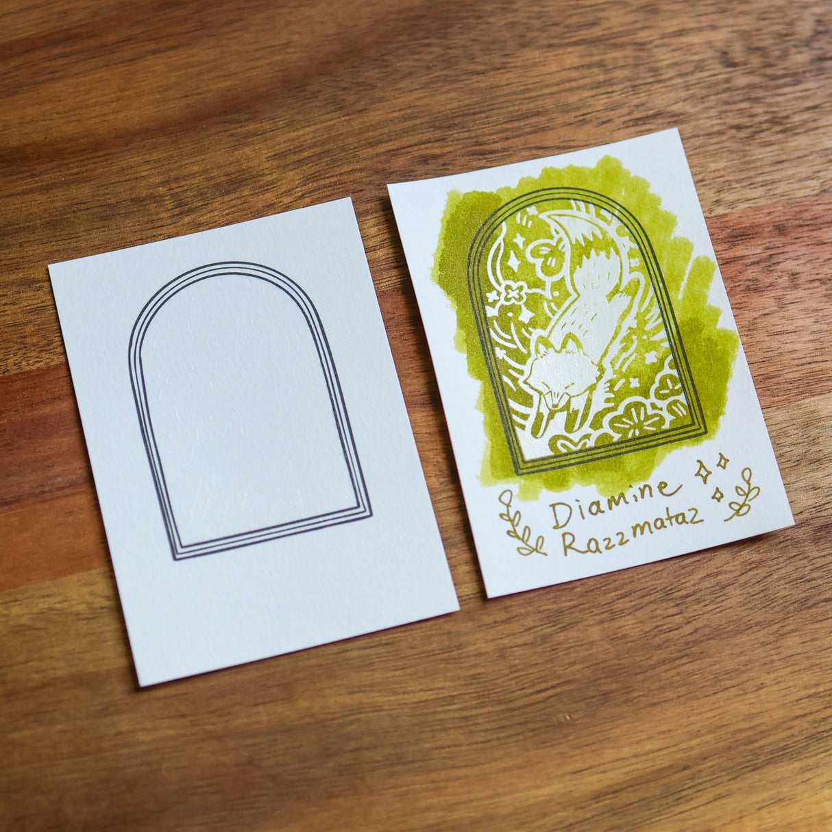 Thousand Skies Flower Tales Ink Cards