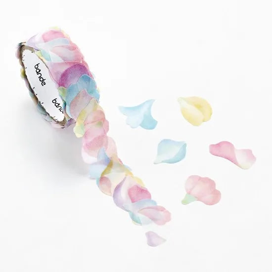 Flower Shower Pink Washi Roll Sticker Bande