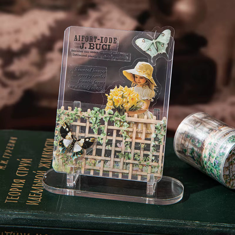 Add a cozy touch to your crafts with the Flower Vine Spread Landscape Series Kiss Cut PET Tape. Each kiss‑cut piece is easy to peel and perfect for decorating journals, planners, pen‑pal letters, scrapbooks, and gifts. The soft floral themed motifs give your pages a gentle, delicate touch of nature that feels both bright and calming.