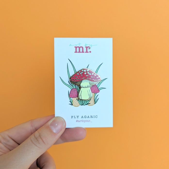 Fly Agaric Pin Mushroom