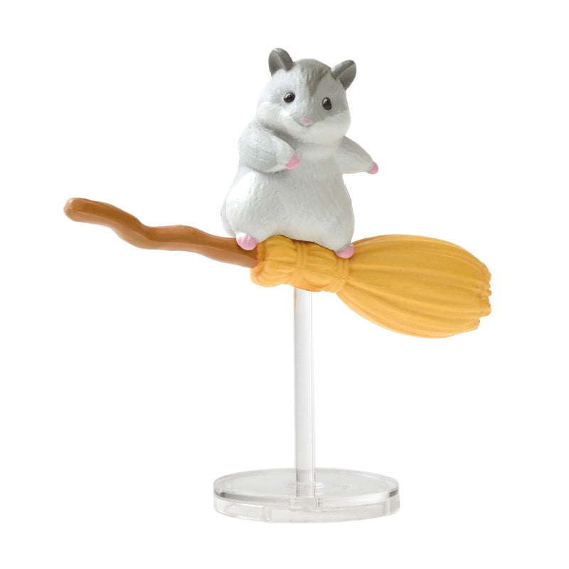 Add a little magic to your shop with the FLYING BROOM series — a whimsical collection of adorable animals soaring through the sky on enchanted brooms. Each figure features detailed sculpting and a clear display stand, perfect for creating a charming floating effect in-store or at home. From playful pigs to curious cats, these fantasy-inspired mini figures capture the wonder of a magical forest world and make great additions to kawaii or animal-themed collections.