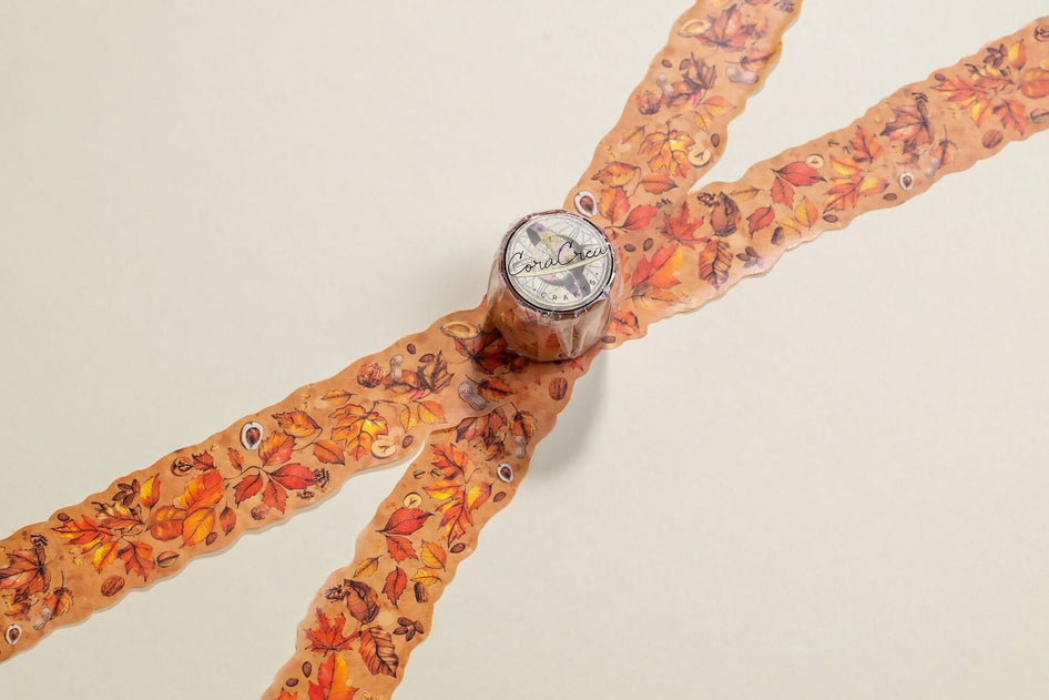 Forest Leaves Cutout Tape