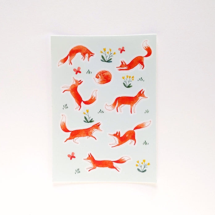 Fox Sticker Sheet