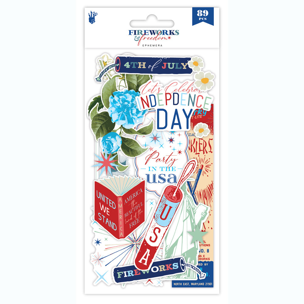 Fancy Pants Designs Freedom and Fireworks -Ephemera