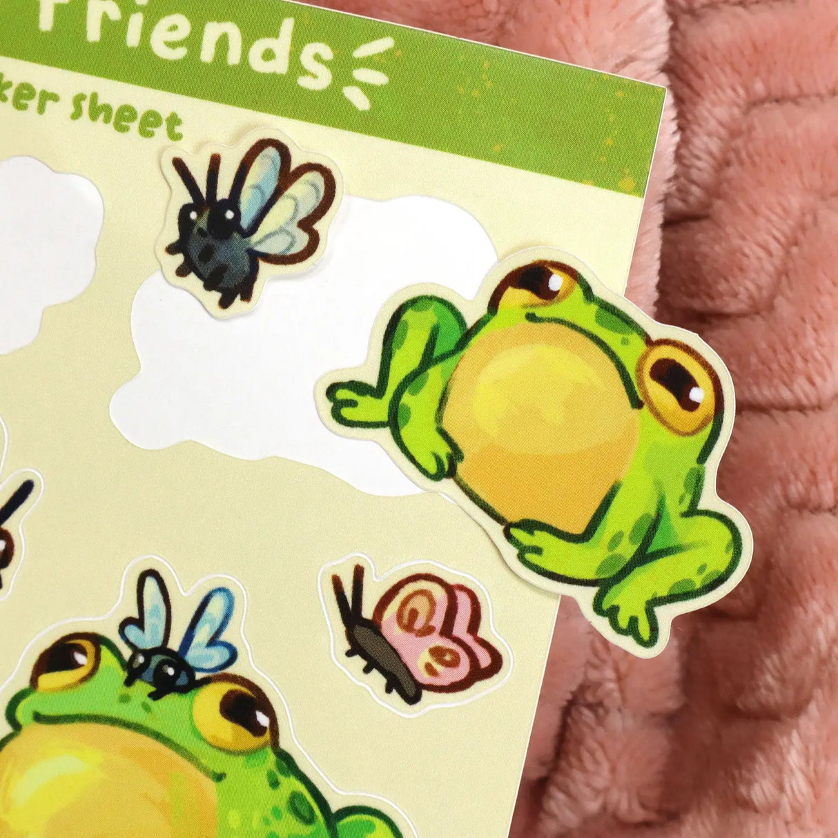 JelArts - Frog Friends Vinyl Sticker Sheet