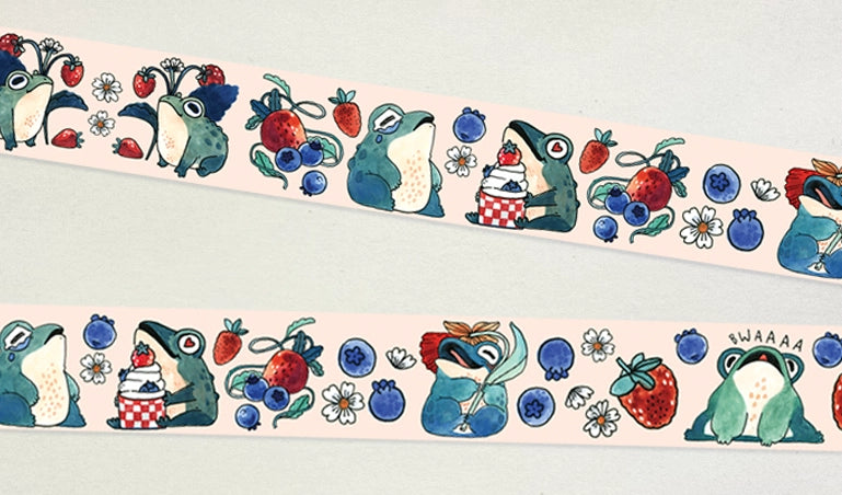 Shelley Couvillion - Frogs and Berries Washi Tape