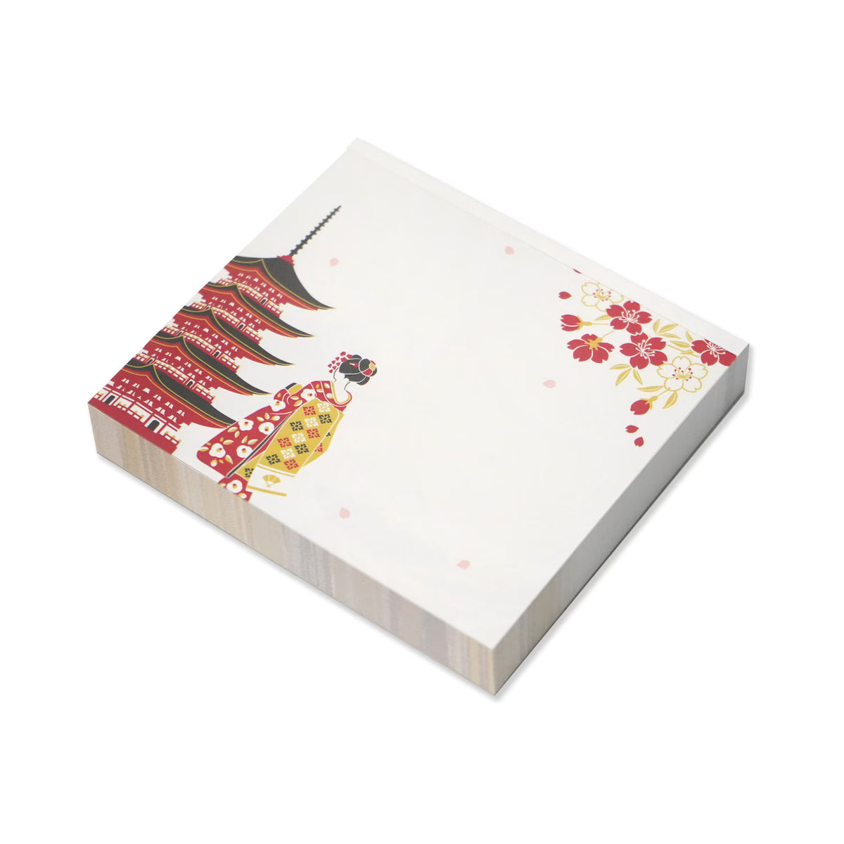 Japanese-style block memo boldly depicting Japanese landscapes. A design that stands out with vivid contrast. Of course, it can be used as a daily note, as well as a small gift card or message card. They're also appreciated as souvenirs for foreigners or as gifts from Japan!