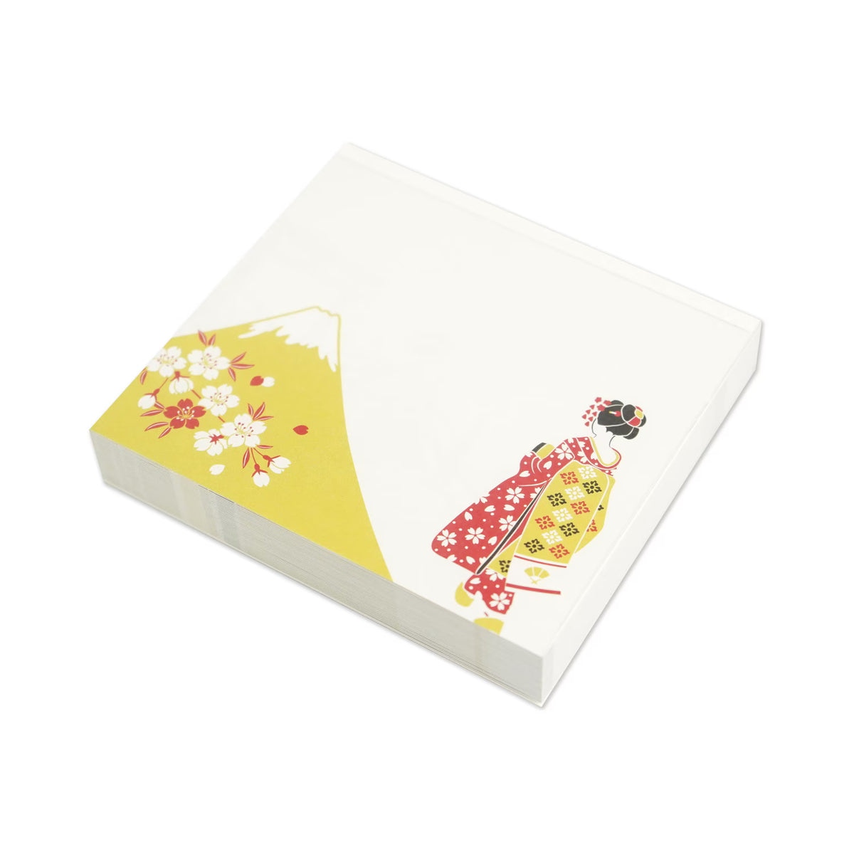 Japanese-style block memo featuring maiko in every design. A design that captivates the maiko. Of course, it can be used as a daily note, as well as a small gift card or message card. They're also appreciated as souvenirs for foreigners or as gifts from Japan!