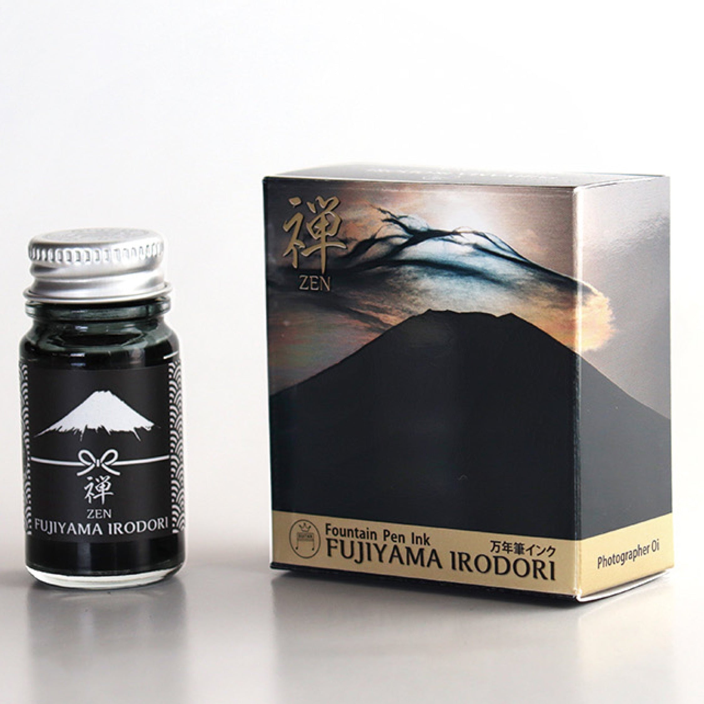 Teranishi Fujiyama Irodori Fountain Pen Ink - Zen Black – Little