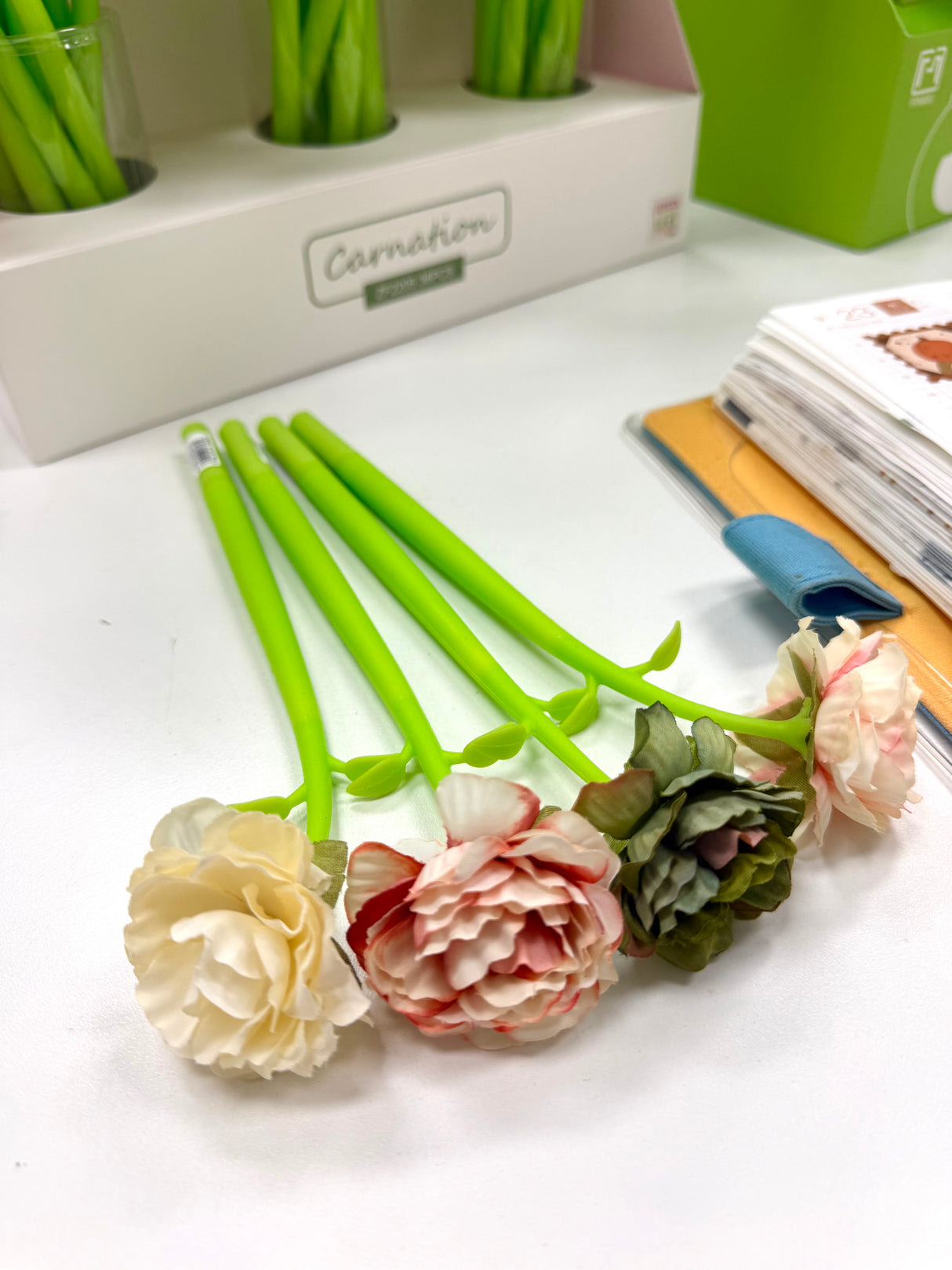 Carnation Flower Gel Pen
