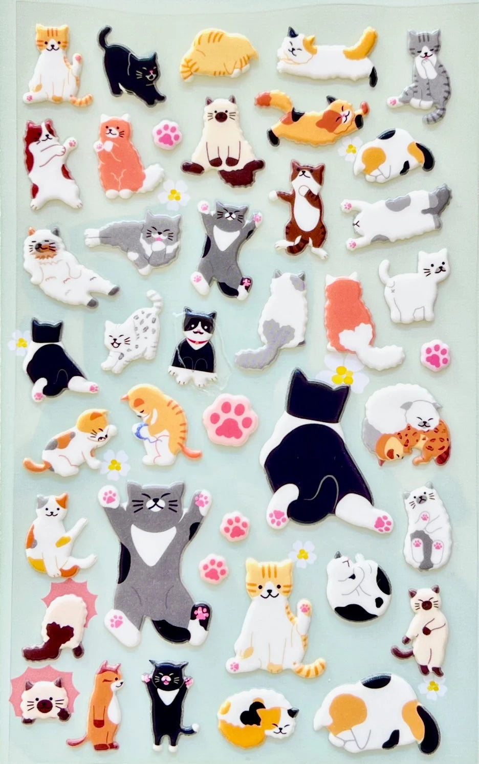 Funny Sticker World - Kawaii Cat 2 Puffy Sticker Sheet
Sweeten up your journal, planner, or craft projects with the Kawaii Cat Puffy Sticker Sheet from Funny Sticker World. Filled with adorable cat‑themed illustrations, this sheet brings a playful charm to any page.
Puffy sticker sheet
Includes 1 sticker sheet