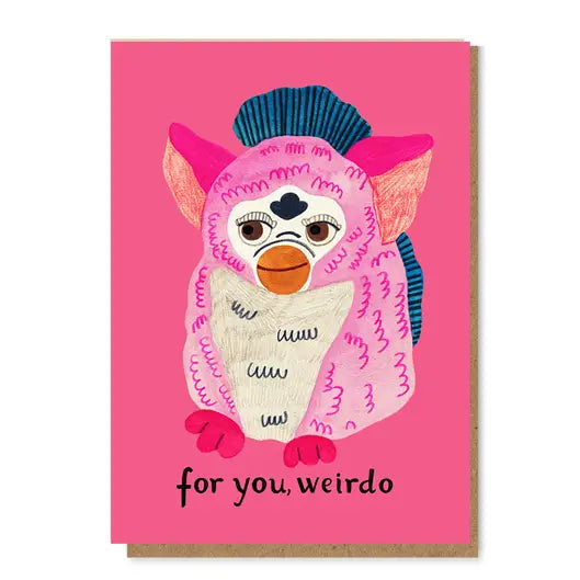 Indulge in the whimsical charm of the FURBY card from Daria Solak Illustrations. This A6 size greeting card is perfect for everyday use, making your sentiments stand out with a unique touch. Originating from hand-drawn illustrations, the design is printed locally on high-quality paper. Daria's love for coffee, colored pencils, and the elements of girls, animals, and food are evident in her work. Send a note of joy, appreciation, or just because with this delightful card.
A6
Blank Inside