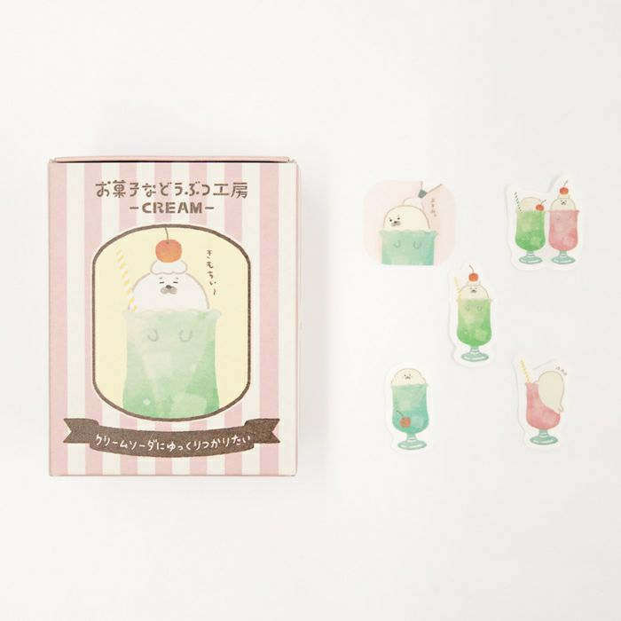 Furukawashiko Boxed Flake Sticker - Seal Sweets Animal Workshop