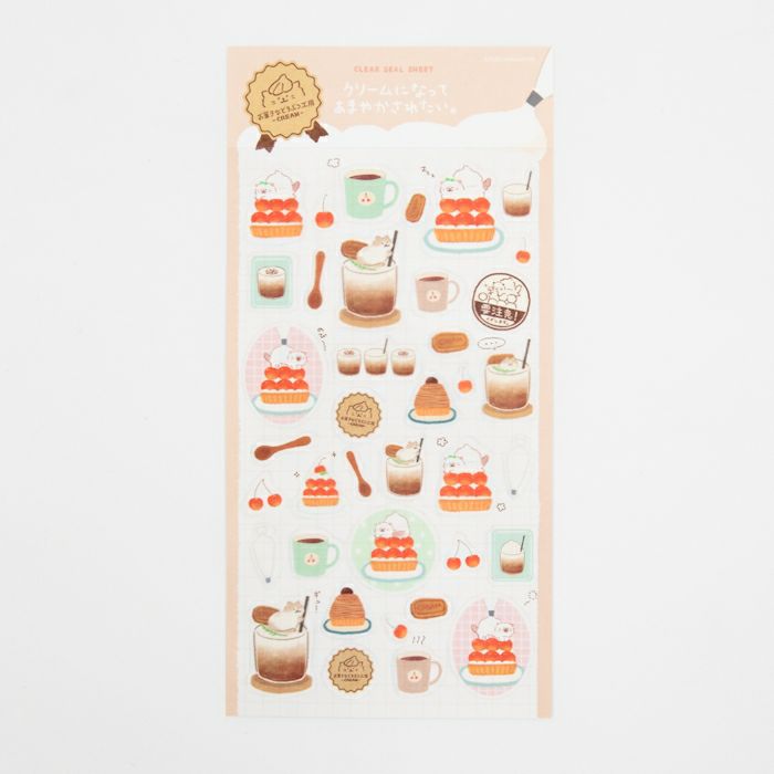 Furukawashiko Sticker Sheet Cat Sweets Animal Workshop