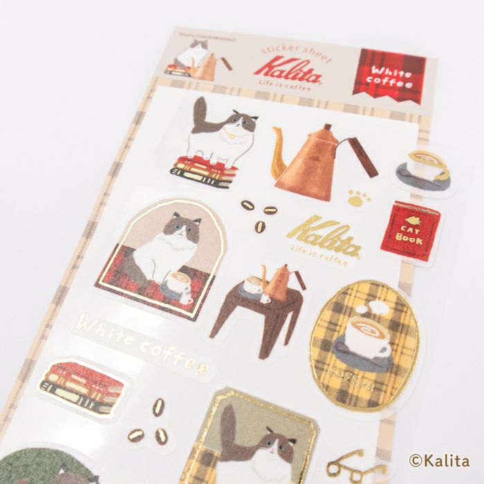 Furukawashiko x Kalita Sticker Sheet - White Coffee