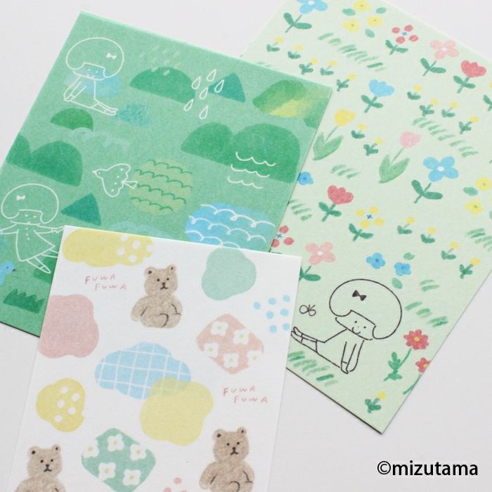 Furukawashiko x Mizutama Paper Set - Soft and Fluffy