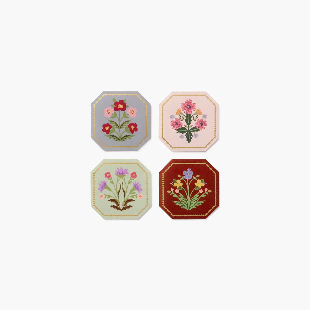 Add a special touch to your letters with these illustrated envelope seals, featuring four Gemma florals. Each roll of 250 seals is packaged in an easy-to-use box with a dispensing slot.