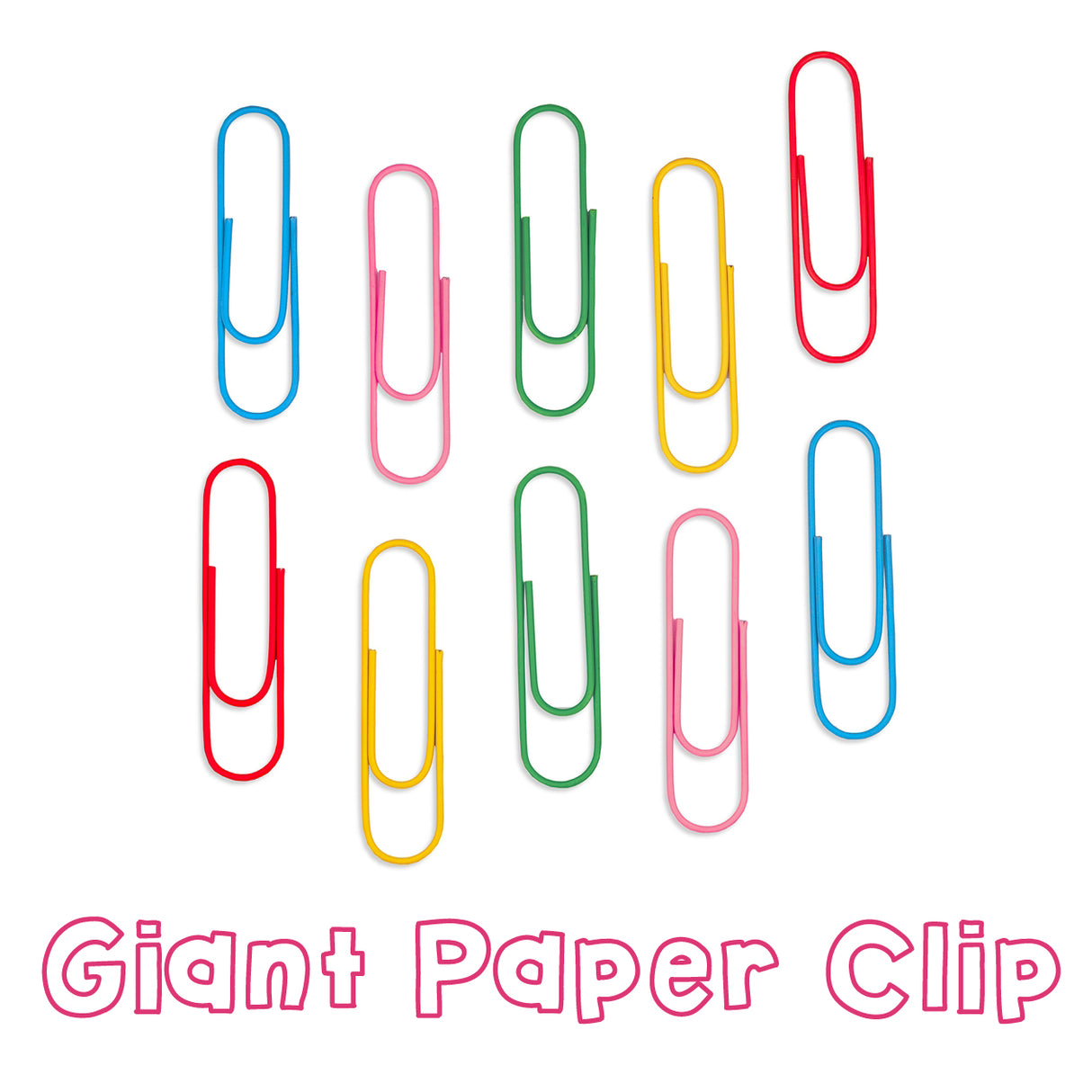 You are looking at ten giant paper clips. Yep, ten giant paper clips. They're great for holding lots and lots of papers together.