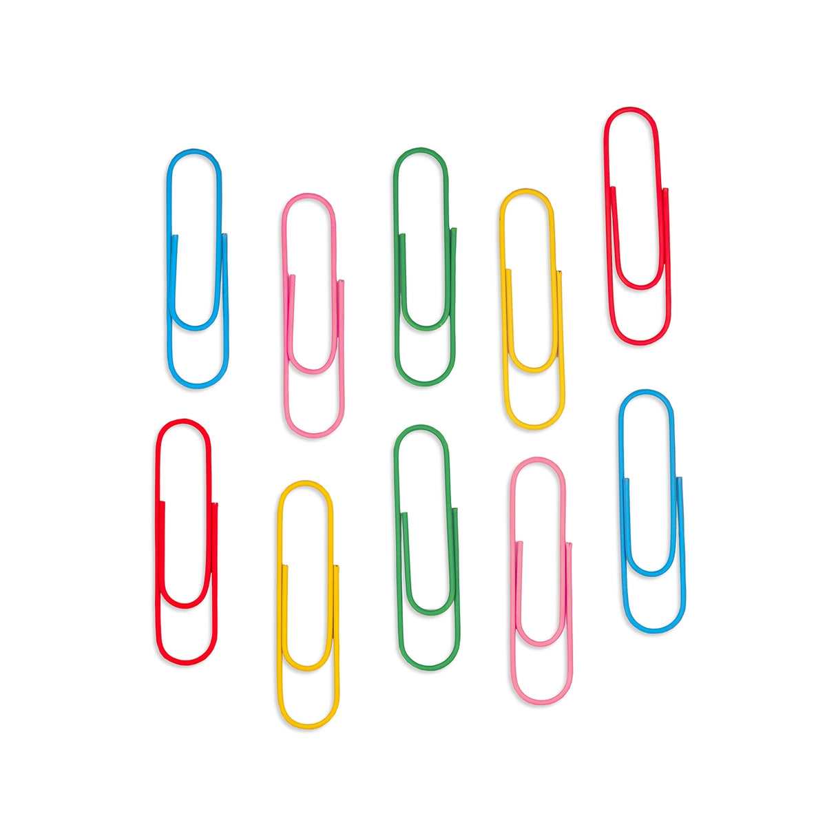 You are looking at ten giant paper clips. Yep, ten giant paper clips. They're great for holding lots and lots of papers together.