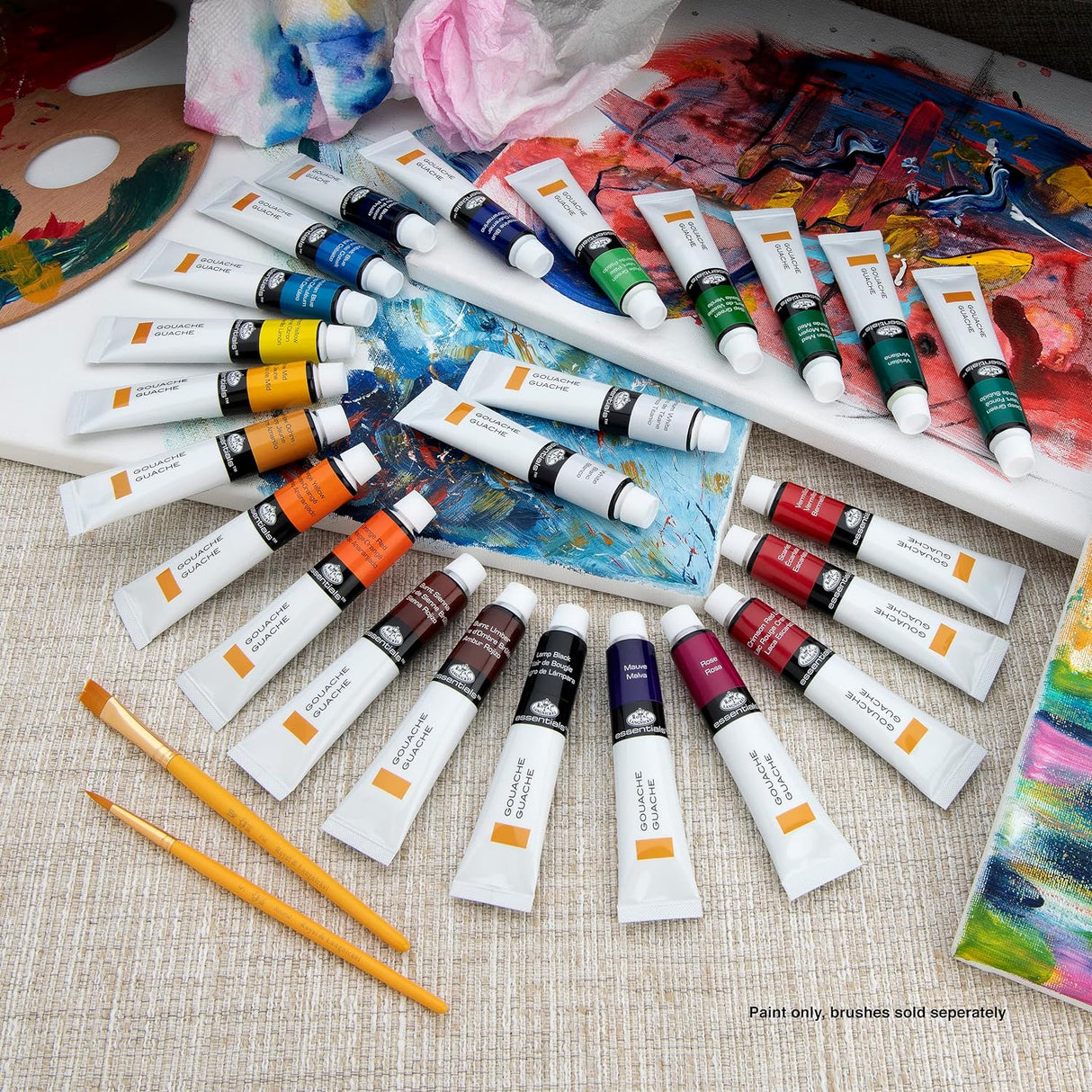 Gouache Acrylic Paints 12ml 24/Pkg