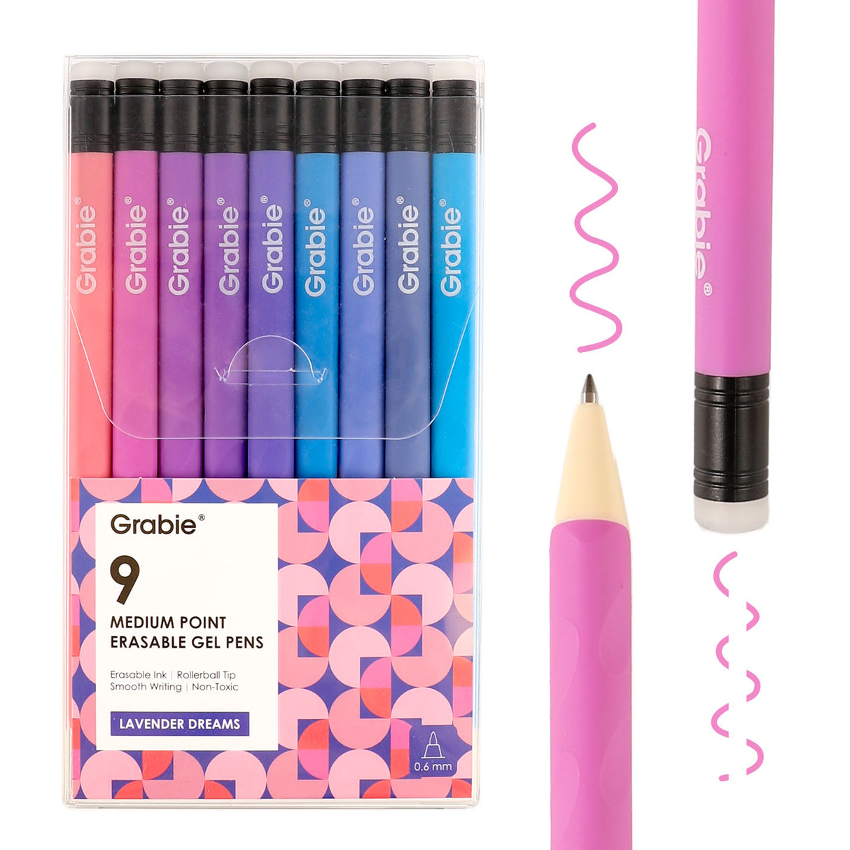 Explore endless creativity with our Medium Point Erasable Gel Pen Sets, featuring vibrant colors across four unique palettes. Perfect for note-taking, journaling and more.
VIBRANT COLOR COLLECTION - Elevate your creativity with our Medium Point Erasable Gel Pen Sets, featuring four unique palettes: Classic for timeless hues, Whimsical Whirls for pastels, Rustic Reverie for warm Morandi tones, and Lavender Dreams for dreamy blues and purples.
SMOOTH WRITING EXPERIENCE - The 0.6mm medium point delivers cons